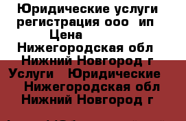 Юридические услуги, регистрация ооо, ип › Цена ­ 1 000 - Нижегородская обл., Нижний Новгород г. Услуги » Юридические   . Нижегородская обл.,Нижний Новгород г.